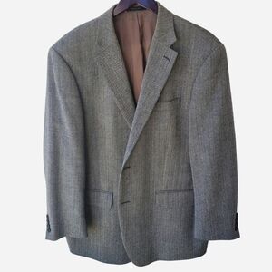 Ralph Lauren Gray Herringbone Sport Coat